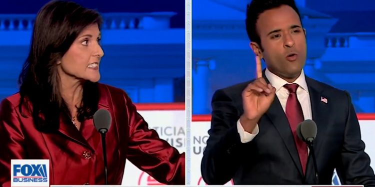 Haley Torches Ramaswamy on Debate Stage: ‘Every Time I Hear You, I Feel a Little Bit Dumber’