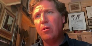 Tucker Carlson talks about a possible U.S. "hot war" with Russia.