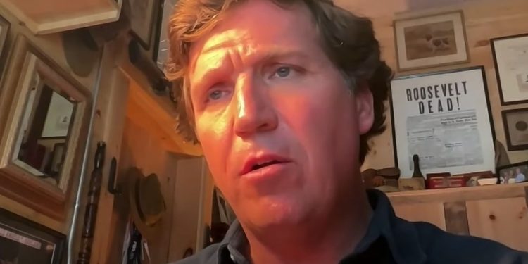 Tucker Carlson talks about a possible U.S. "hot war" with Russia.