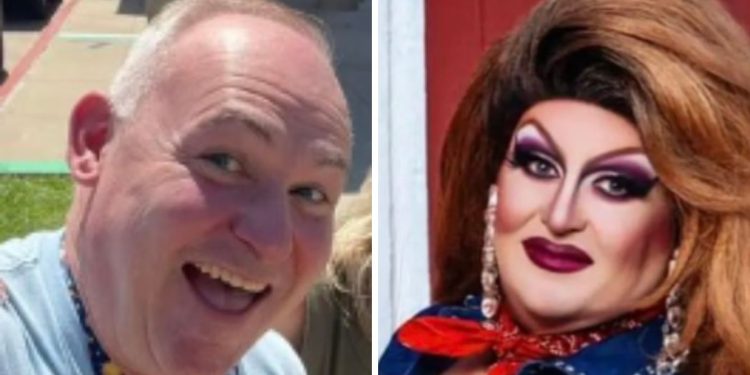 This Twitter screen shows Shane Murnan and his drag queen alter ego.