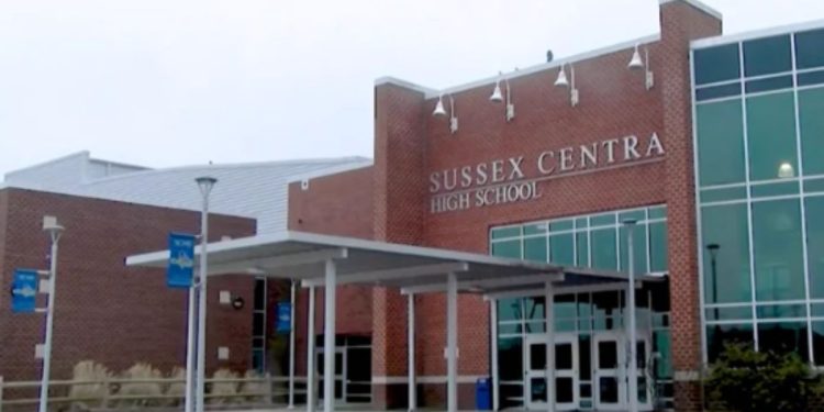 The above image is of Sussex Central High School in Delaware.