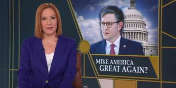‘Humblebrag’: Jen Psaki Mocks Speaker Mike Johnson for Sharing His Christian Faith