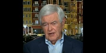 Former House Speaker Newt Gingrich appears on Fox News on Thursday.