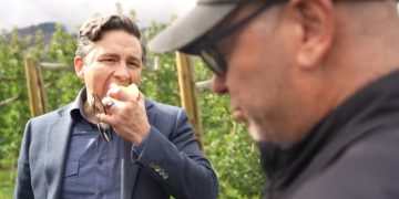 Pierre Poilievre, the leader of Canada's Conservative Party went viral after swatting down a reporters questions and comparisons of him to former President Donald Trump while munching on an apple.