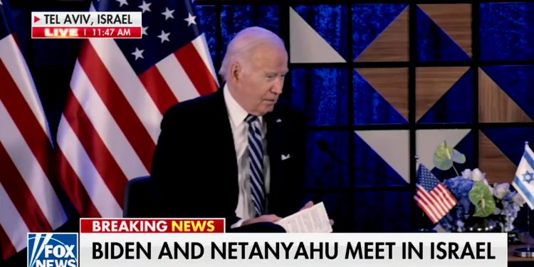 Biden Says It ‘Appears’ Israel Not Behind Gaza Blast Amid Shameful False Reporting