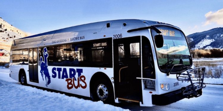 The above image is of an EV bus.