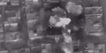 An Israeli Defense Forces video shows what the IDF says was the airstrike that wiped out a key Hamas commander.