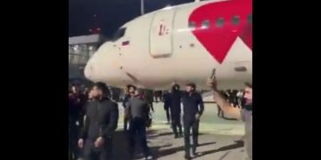 Hundreds stormed an airport in Makhachkala, Russia, seeking passengers from a flight arriving from Tel Aviv, Israel.