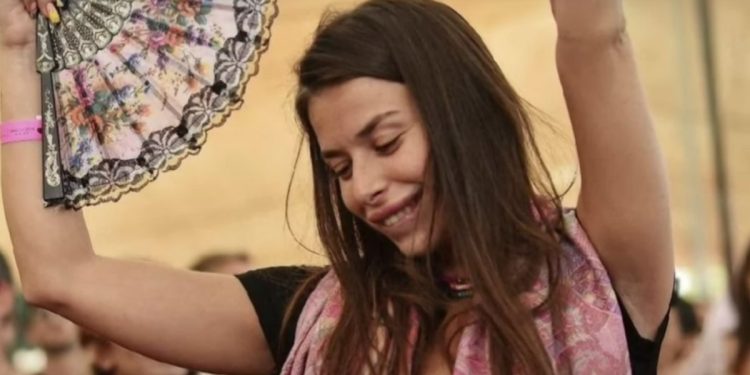 This YouTube screen shot shows Oriya Ricardo, who was killed during the Hamas invasion of southern Israel.