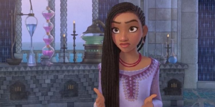 Asha, the main character of Disney's new movie "Wish."