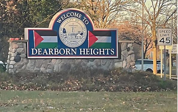 ‘Show of Solidarity’: Michigan City Displays Palestinian Flags