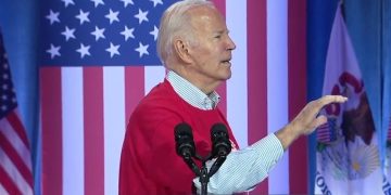 The protester interrupted Biden to demand a cease-fire in Gaza.