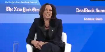 Harris Bizarrely Laughs As She Dodges Question About TikTok