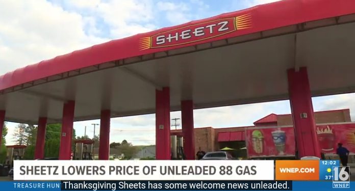 Sheetz Gas Station Chain Offering Gas for $1.99 a Gallon Thanksgiving Week