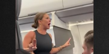 Video of the woman's rant quickly went viral on social media.