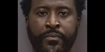 This Twitter screen shot shows the mug shot of Jimmie Gardner.