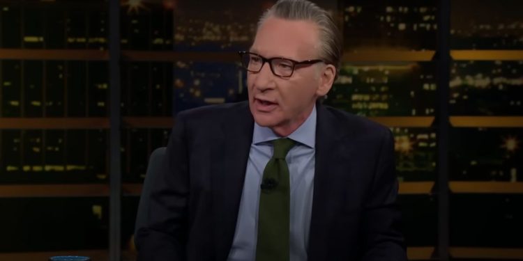 Host Bill Maher is seen on his HBO Max show on Friday.