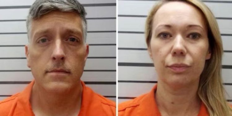 Jon and Carie Hallford were arrested and hit with charges related to the handling of corpses at the couple's now-closed funeral home.