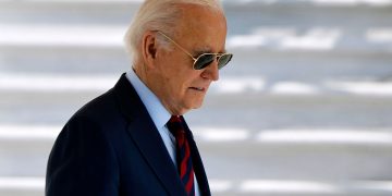 WASHINGTON, DC - DECEMBER 11: U.S. President Joe Biden departs the White House on December 11, 2023 in Washington, DC. Biden is traveling to Pennsylvania to announce a $22.4 million SAFER Grant award to fund the Philadelphia Fire Department reopening three fire companies and a campaign fund-raising reception before returning to Washington later in the day. (Photo by Chip Somodevilla/Getty Images)