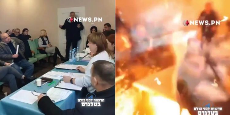 The incident was livestreamed on Facebook.