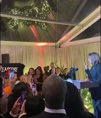 ‘Baby Jesus Is Under Rubble’: Democratic State Rep Interrupts Kamala Harris to Call for Ceasefire