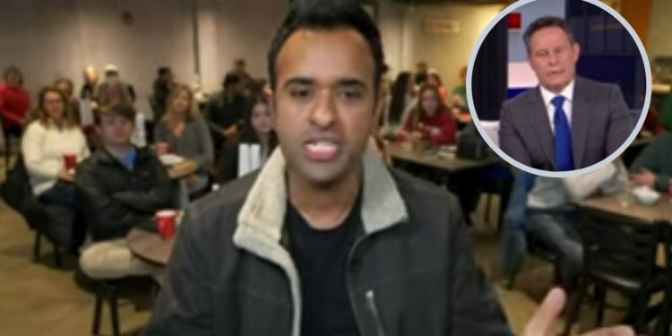 The tense confrontation between GOP presidential candidate Vivek Ramaswamy and Brian Kilmeade of "Fox and Friends" went on for several minutes Thursday.