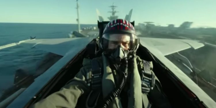 "Top Gun: Maverick" set numerous box-office records in 2022.