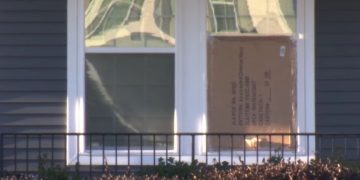 This YouTube screen shot shows the crime scene where a home intruder was allegedly shot by the homeowner in North Carolina.