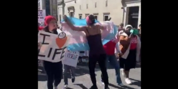 Trans Activist Arrested After Charging Attack on Pro-Lifers During March for Life Rally