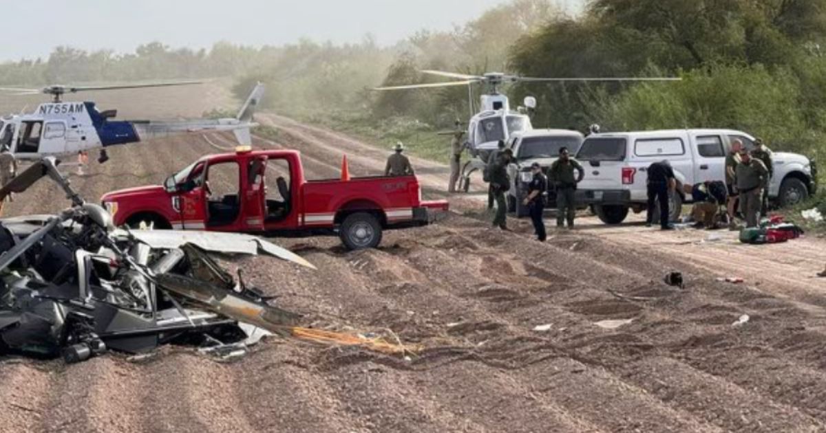 Watch: Thugs from Mexico’s Side of Border Laugh While Recording National Guard Helicopter Crash, Post Video to Social Media