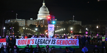 State of the Union Night Gets Off to Rocky Start as Protesters Block Biden’s Route to Capitol