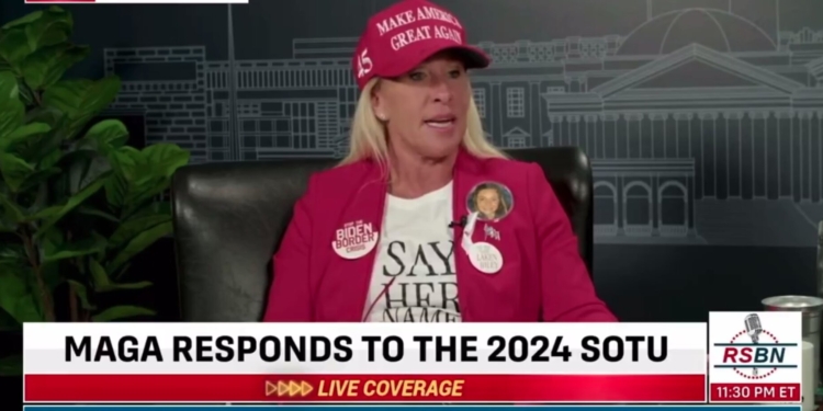 MTG Says the Sergeant at Arms Warned She Could Be Removed From SOTU for Wearing Her MAGA Hat