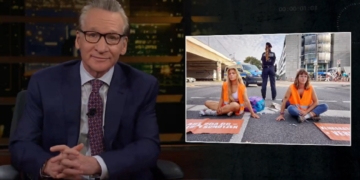 HBO's Bill Maher skewers anti-Israel activists on "Real Time" on Friday.