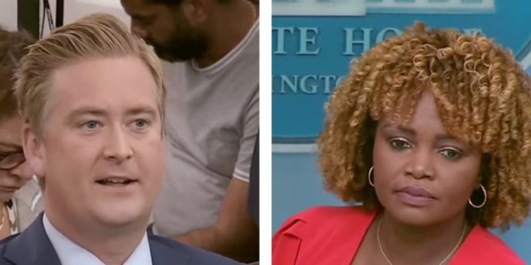 ‘Why Are Democrats So Sensitive?’: Doocy Presses KJP On Kamala Harris’ Handling Of Border Crisis