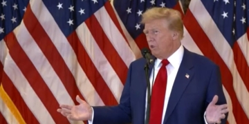 Trump Says Anti-Israel Protesters Burning American Flag Should Receive 1-Year Jail Sentence