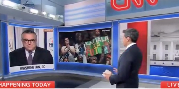 CNN Plays ‘All The Sound’ Of Harris, Walz Mentioning Biden At Kickoff Rally — It Was A Short Clip