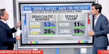 ‘Giant Increase In No Time’: CNN Data Guru Says Kamala Harris Is Gaining Among ‘Double Haters’
