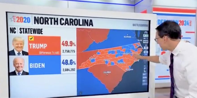 MSNBC’s Steve Kornacki Breaks Down Tight Race In Key Swing State Trump Has Won Twice