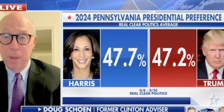 Doug Schoen Explains How Joe Biden Can Best Help Kamala Harris In Key Swing State