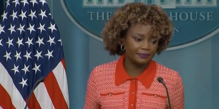 KJP Refuses To Say Whether Biden Will Leave White House For His Private Residence During Hurricane Landfall